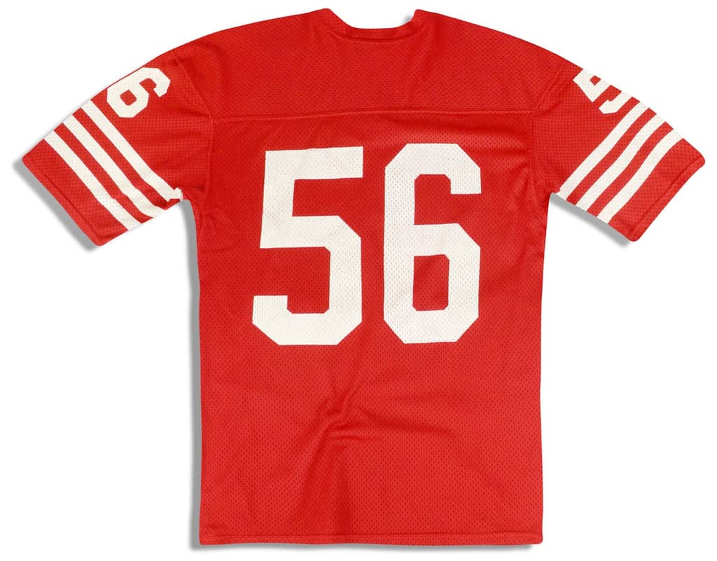 1980s San Francisco 49ers Quillan #56 Rawlings Jersey (Home) L
