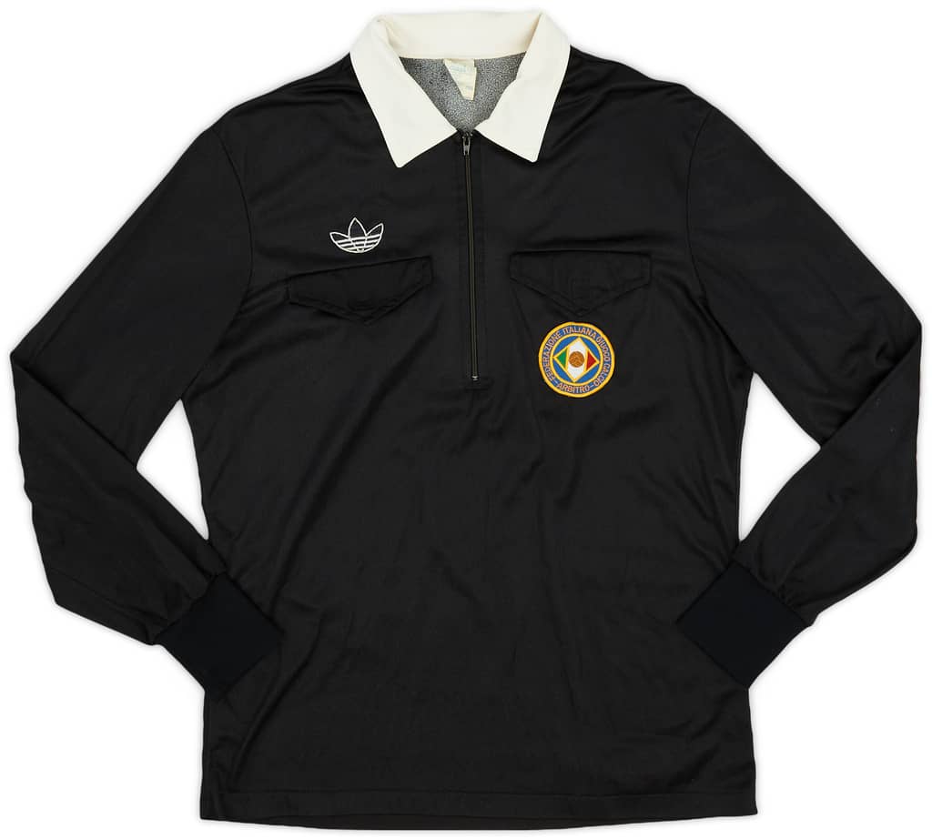 1980s Italy FIGC adidas Referee L/S Shirt - 8/10 - (M)