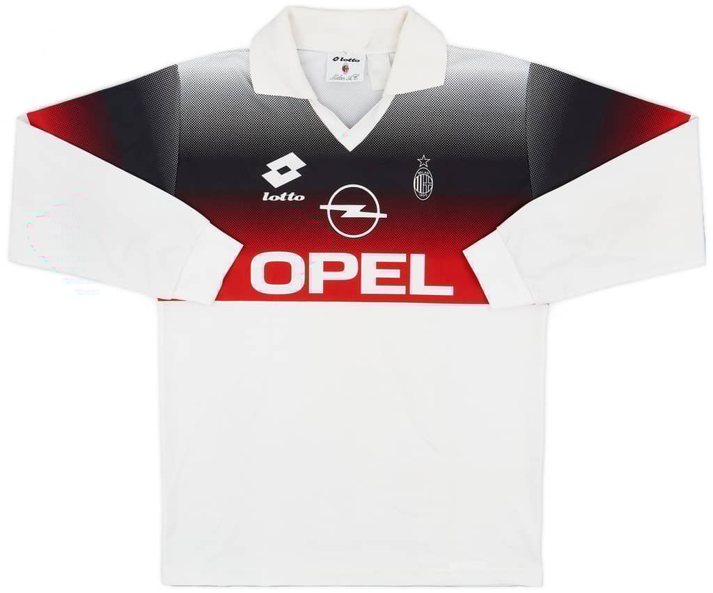 1995-96 AC Milan Lotto Training L/S Shirt - 8/10 - (L)