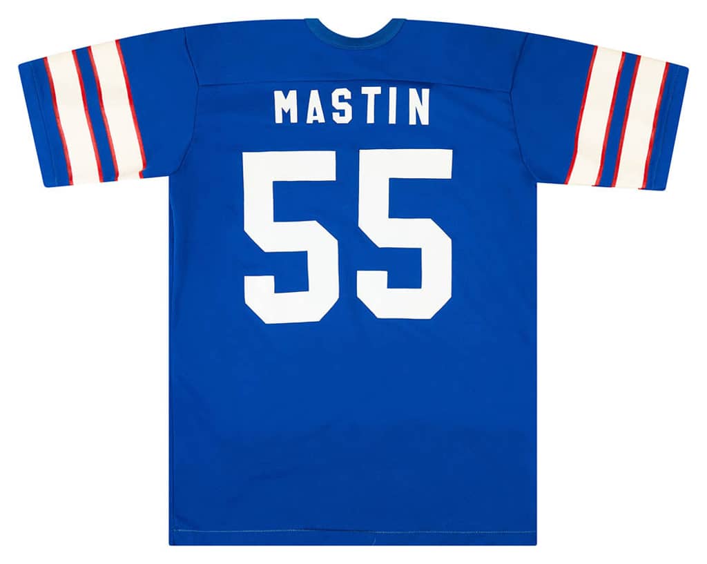 1980s Buffalo Bills Mastin #55 Rawlings Jersey (Home) L