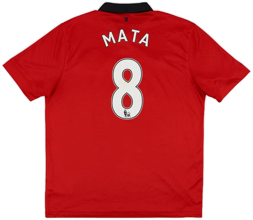 2013-14 Manchester United Home Shirt Mata #8 - 5/10 - (XL)