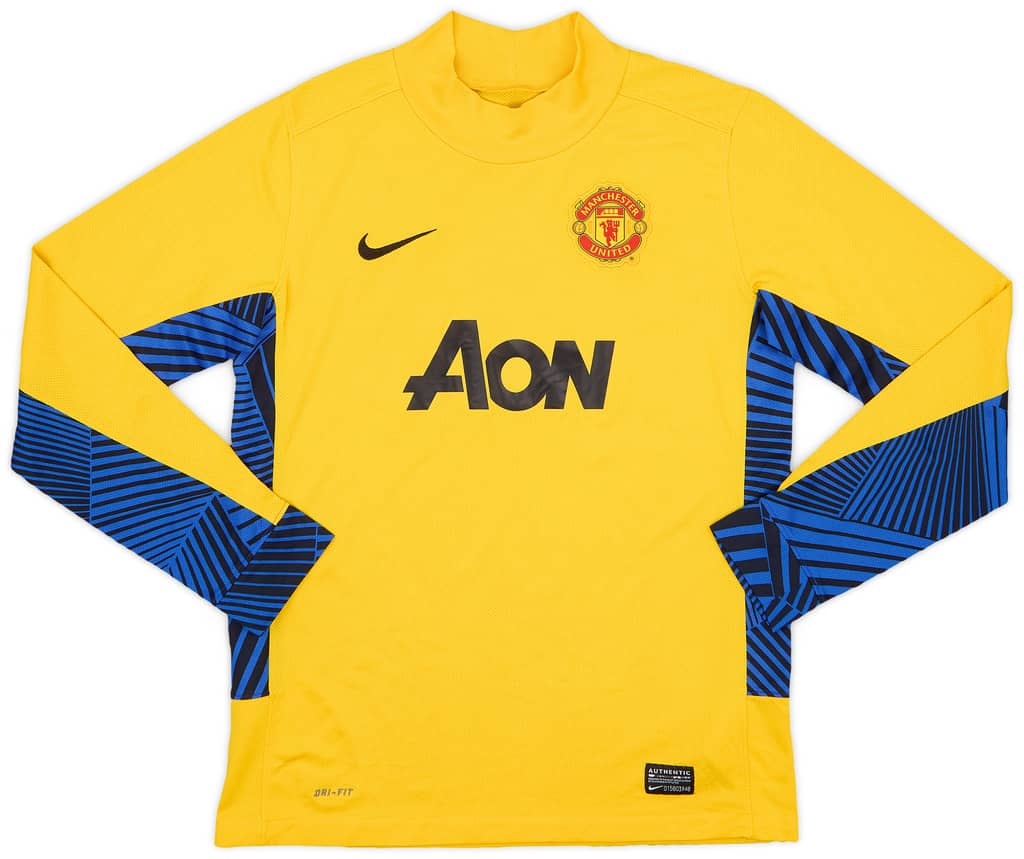 2011-12 Manchester United Away GK Shirt - 9/10 - (L.Boys)