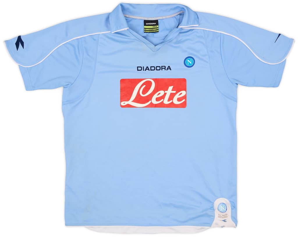 2008-09 Napoli Home Shirt - 5/10 - (XL.Boys)