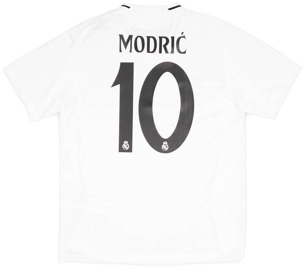 2024-25 Real Madrid Authentic Home Shirt Modric #10