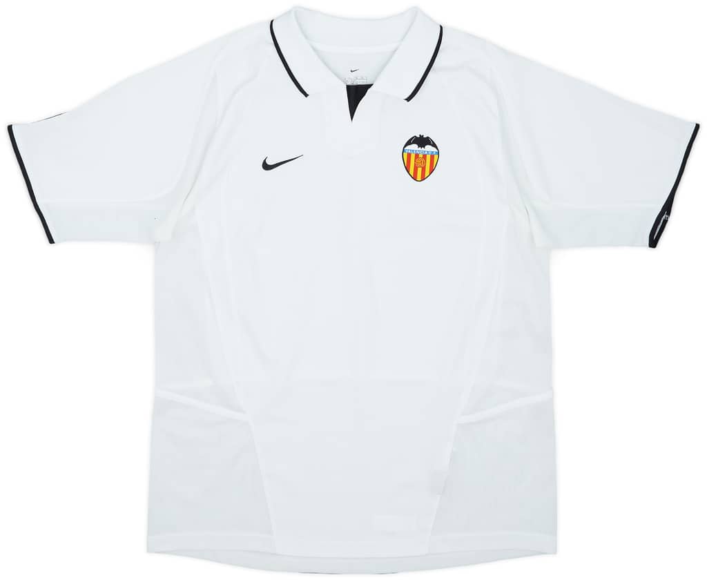 2002-03 Valencia Home Shirt - 9/10 - (XL.Boys)