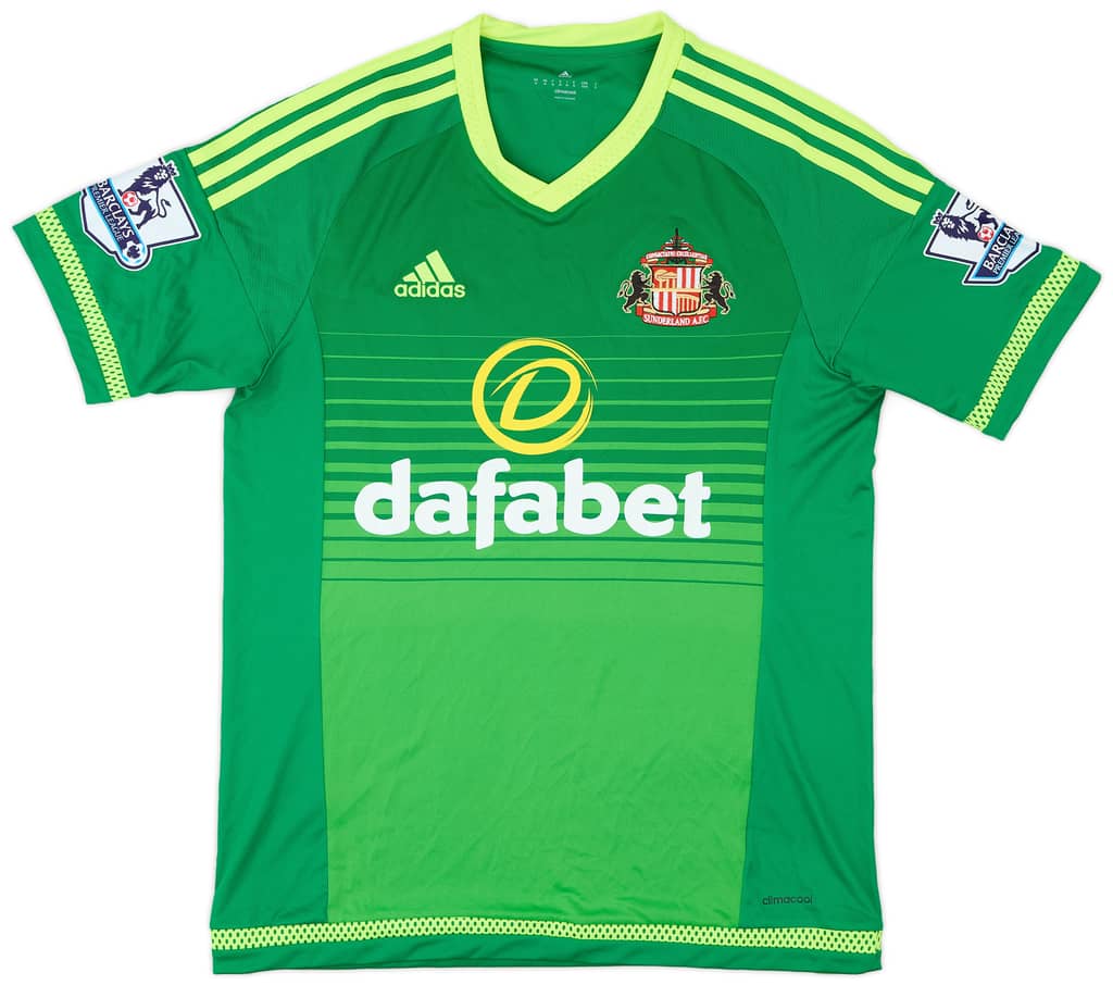 2015-16 Sunderland Match Issue Away Shirt Defoe #18