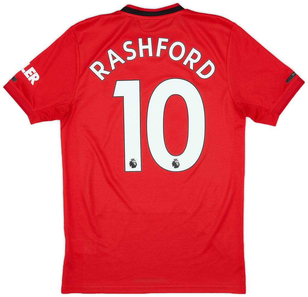 2019-20 Manchester United Home Shirt Rashford #10 - 9/10 - (S)