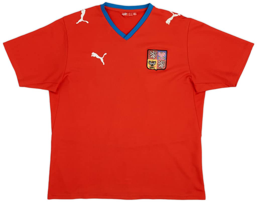 2008-09 Czech Republic Basic Home Shirt - 8/10 - (L)