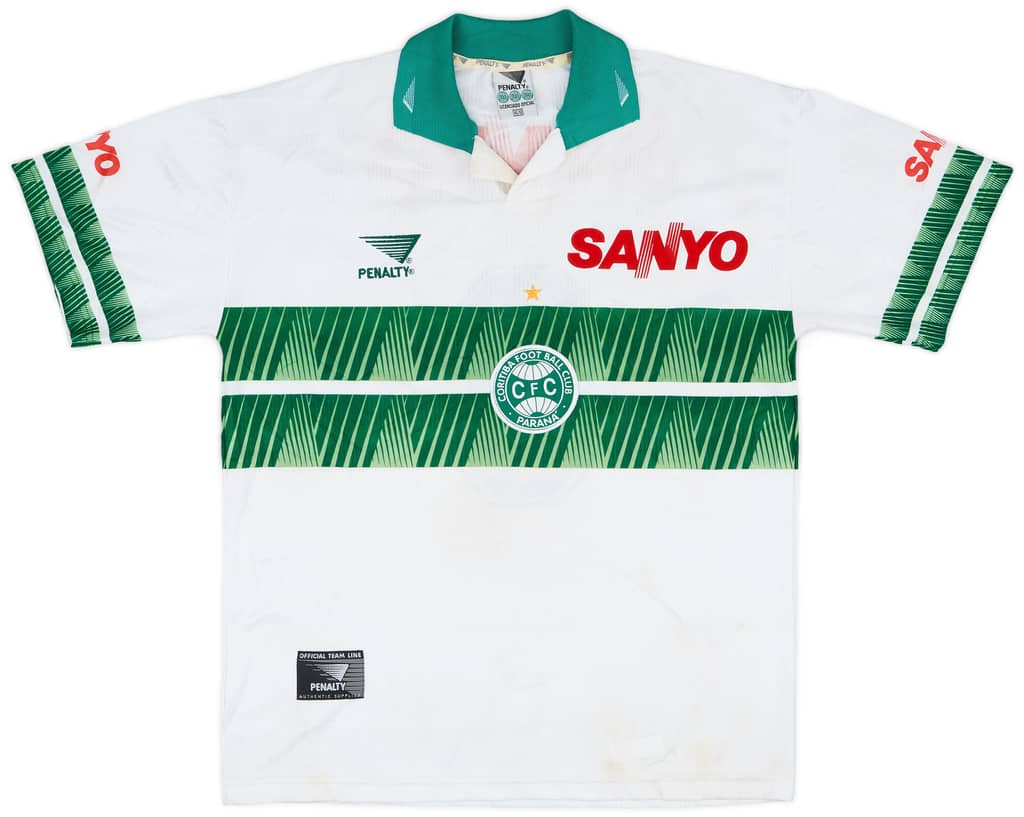 1997 Coritiba Home Shirt #9 - 7/10 - (XL)