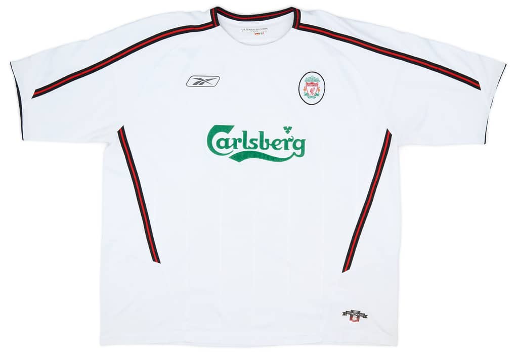 2003-04 Liverpool Away Shirt Gerrard #17 - 7/10 - (XXL)