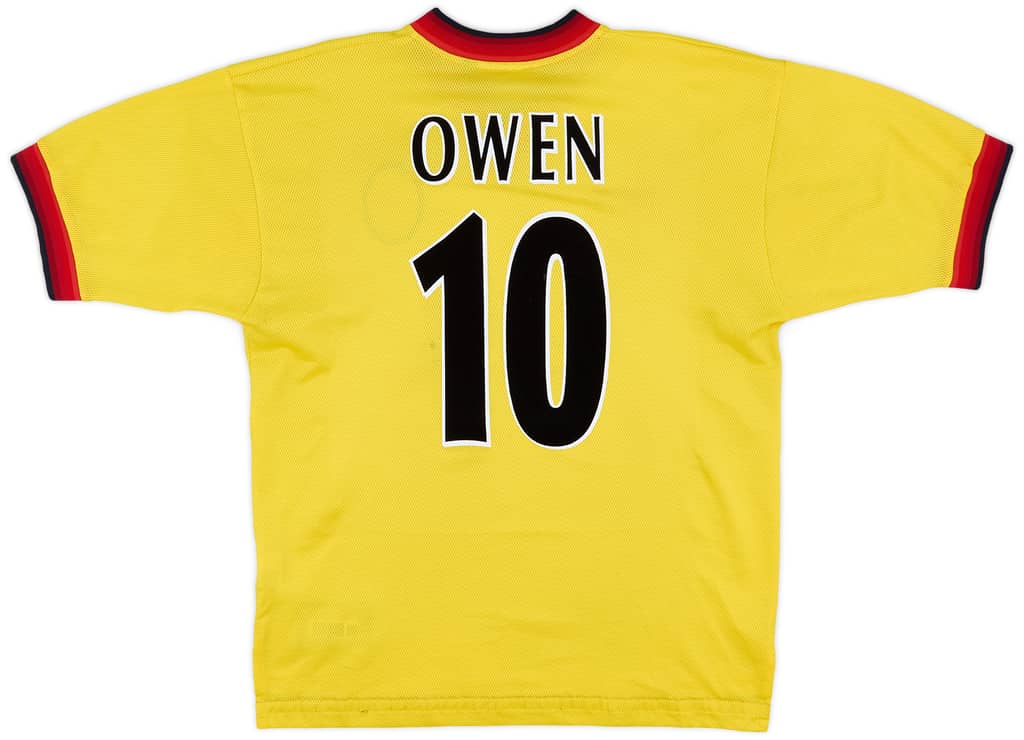1997-99 Liverpool Away Shirt Owen #10 - 7/10 - (L)