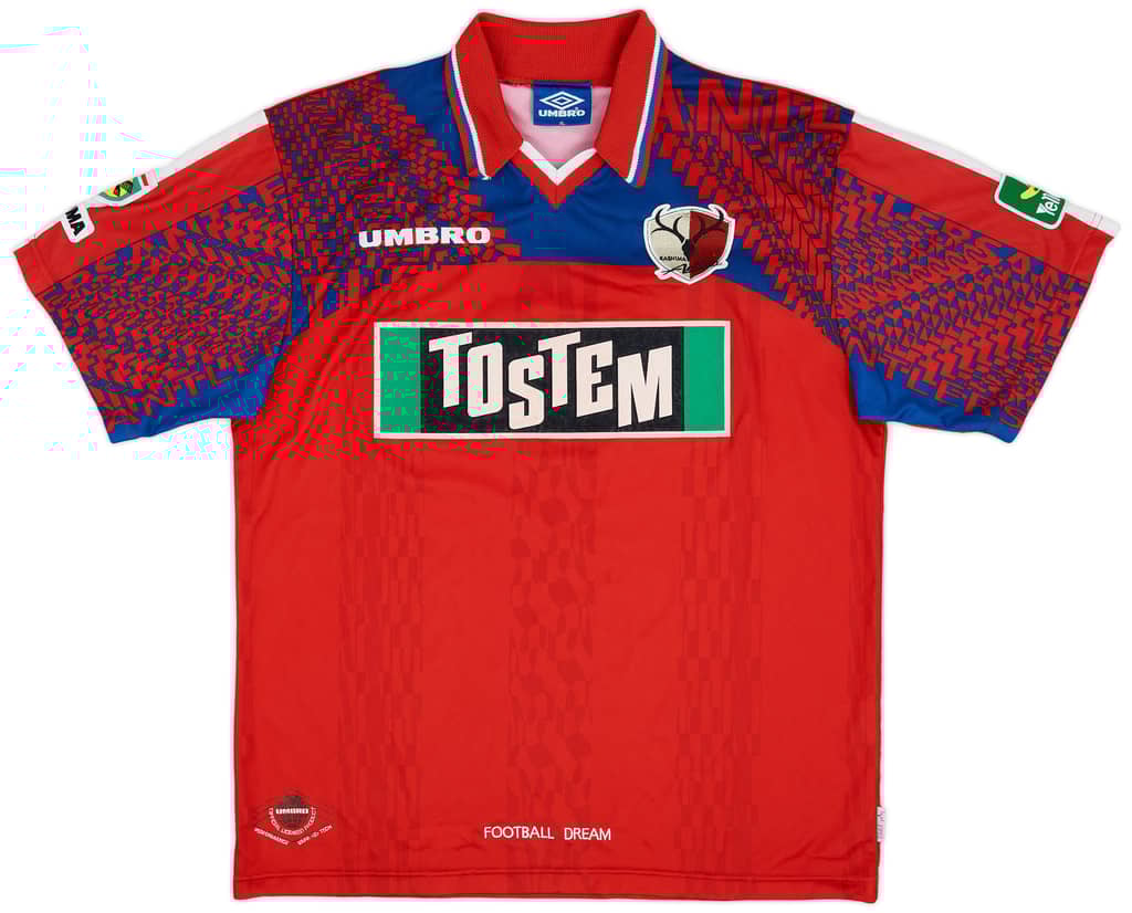 1997 Kashima Antlers Home Shirt - 8/10 - (L)
