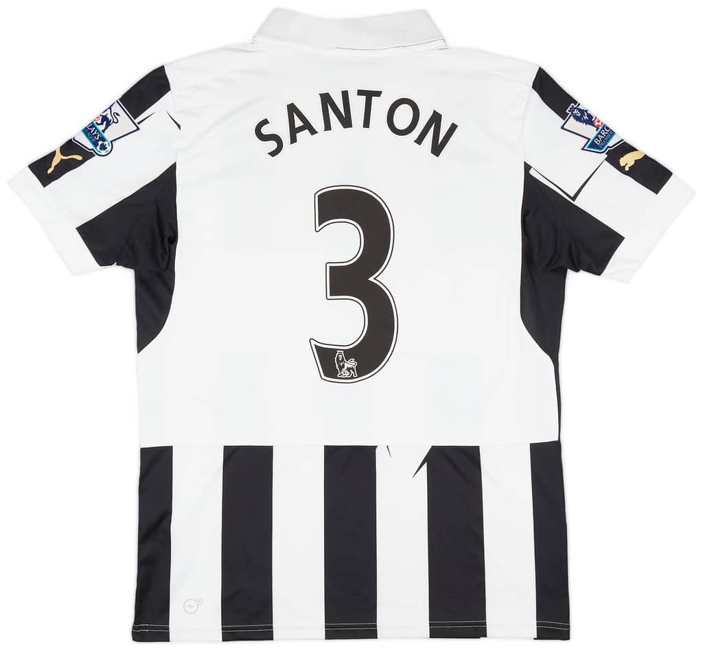 2012-13 Newcastle Home Shirt Santon #3 - 6/10 - (S)