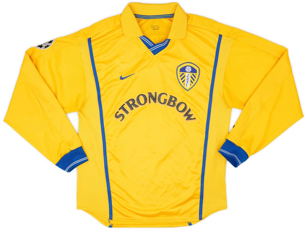 2000-02 Leeds United Away L/S Shirt Keane #7 - 6/10 - (S)