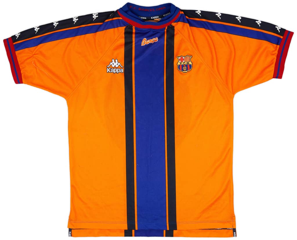 1997-98 Barcelona Away Shirt - 8/10 - (XL)