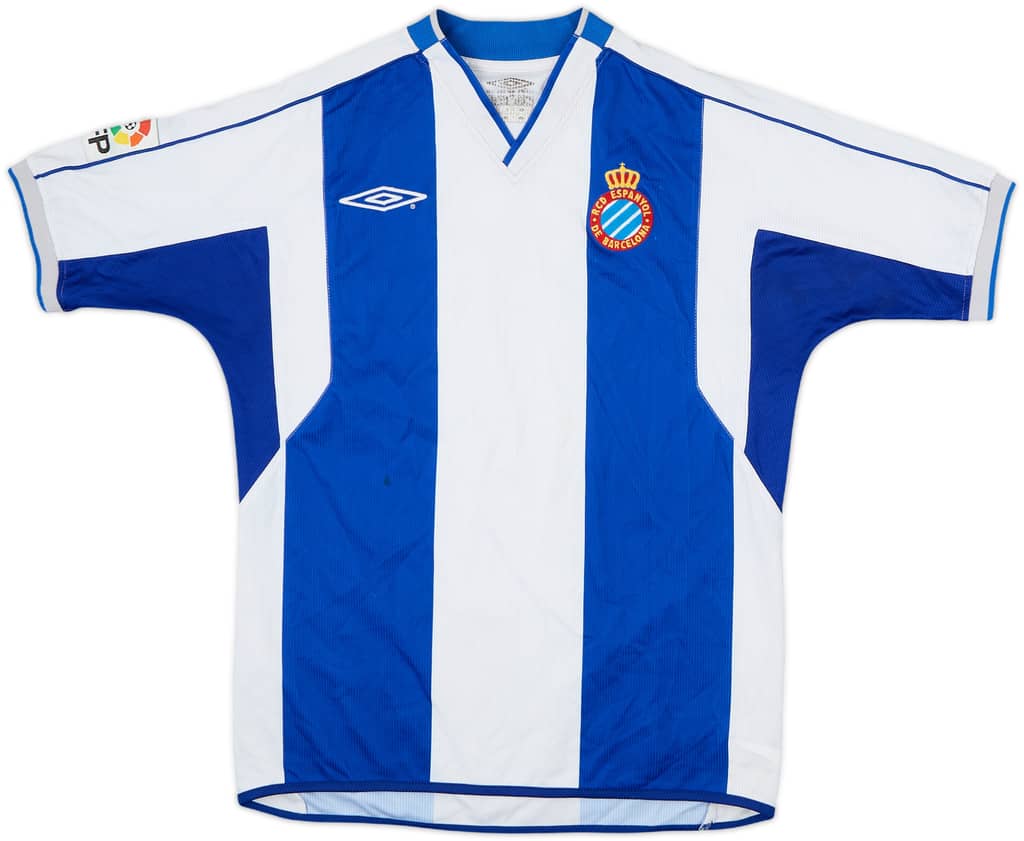 2002-03 Espanyol Home Shirt - 7/10 - (S)