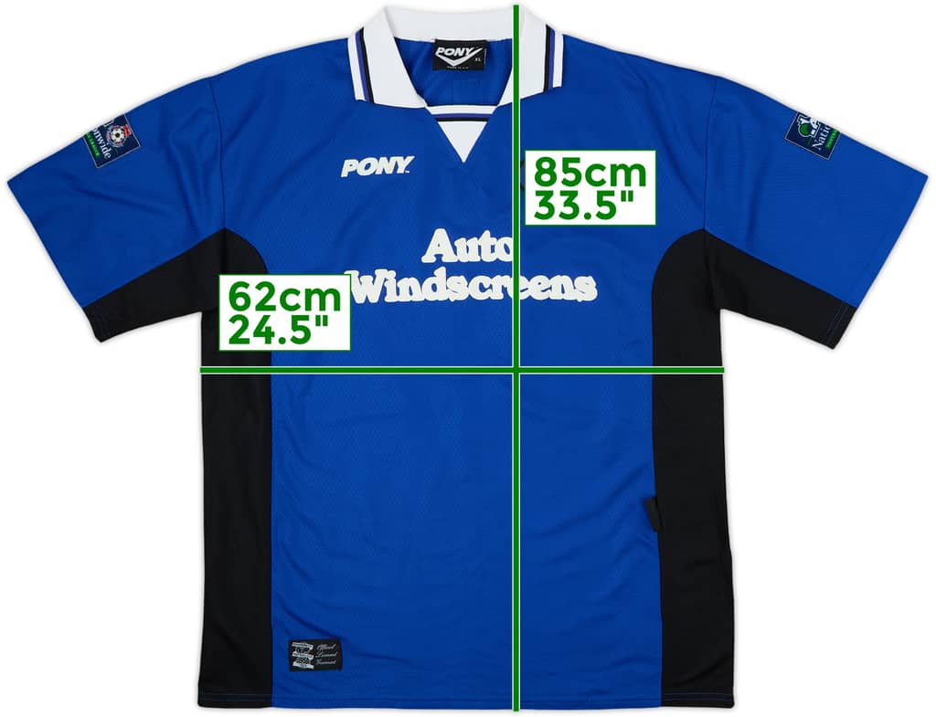 1996-97 Birmingham Home Shirt - 7/10 - (XL)