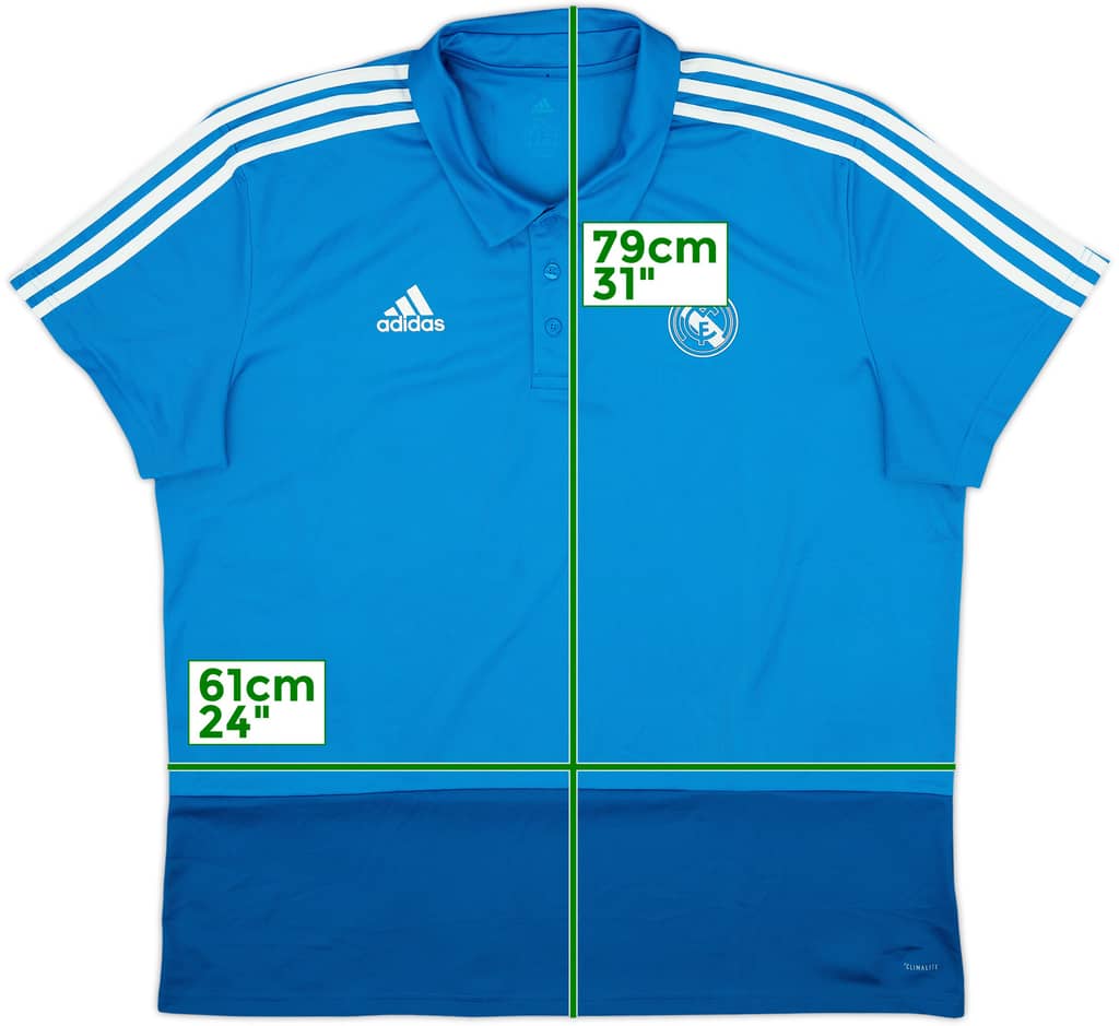 2018-19 Real Madrid adidas Polo Shirt - 8/10 - (XXL)