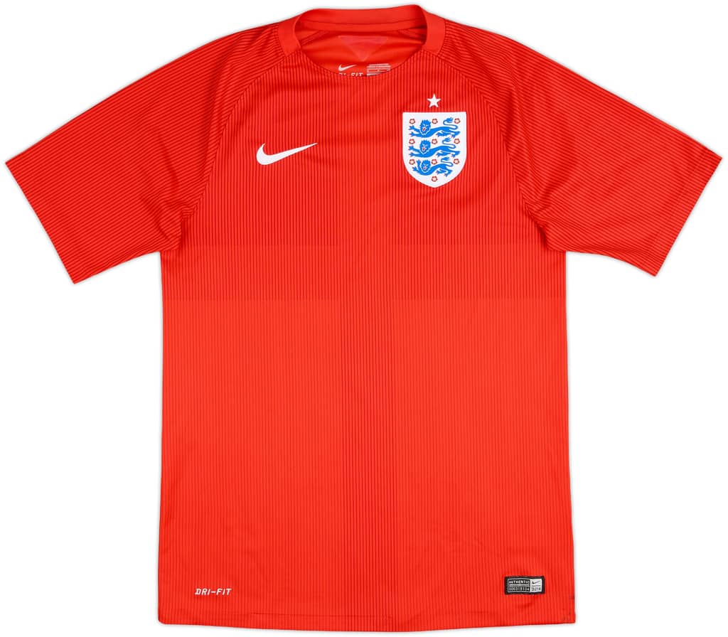 2014-15 England Away Shirt - 4/10 - (S)