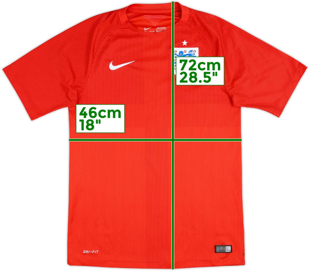 2014-15 England Away Shirt - 4/10 - (S)
