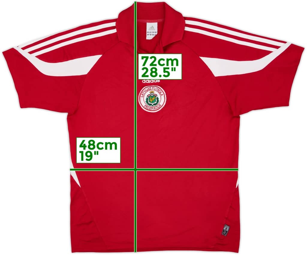 2004-05 Latvia Home Shirt - 9/10 - (S)