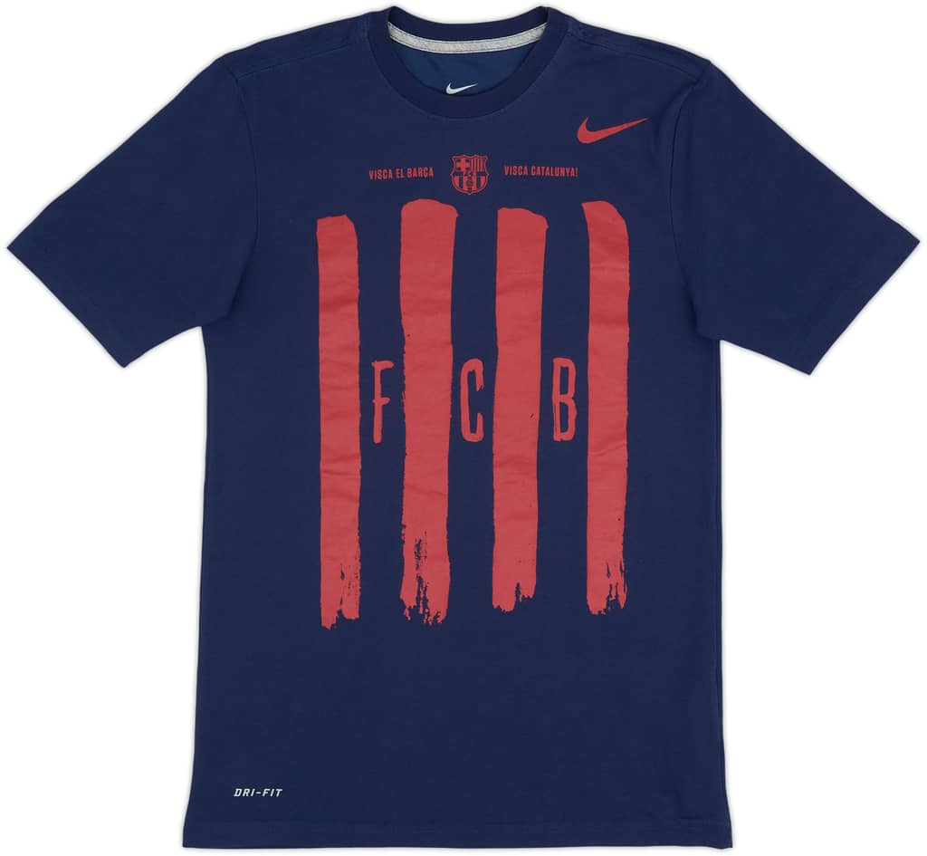 2012-13 Barcelona Nike Cotton Tee - 8/10 - (S)
