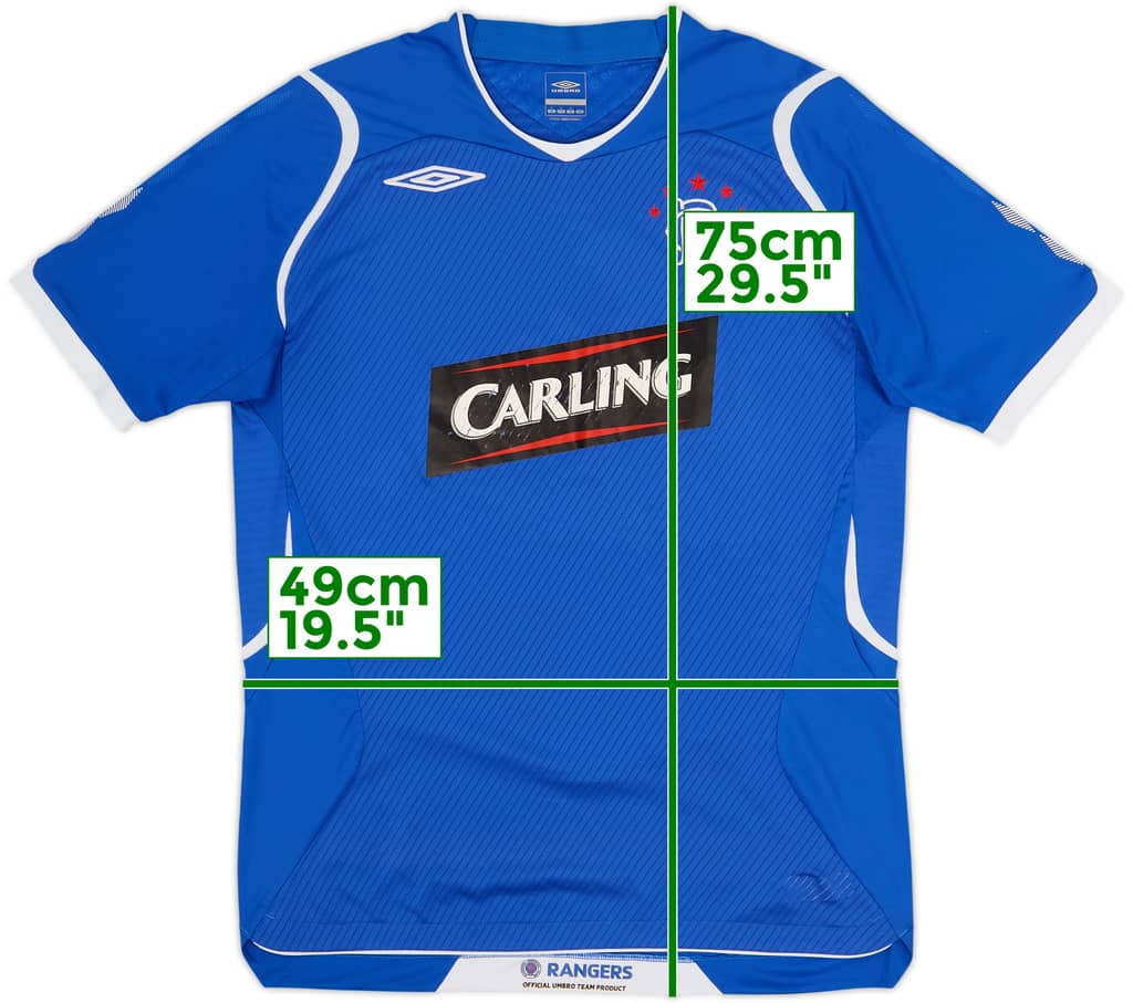 2008-09 Rangers Home Shirt - 6/10 - (M)