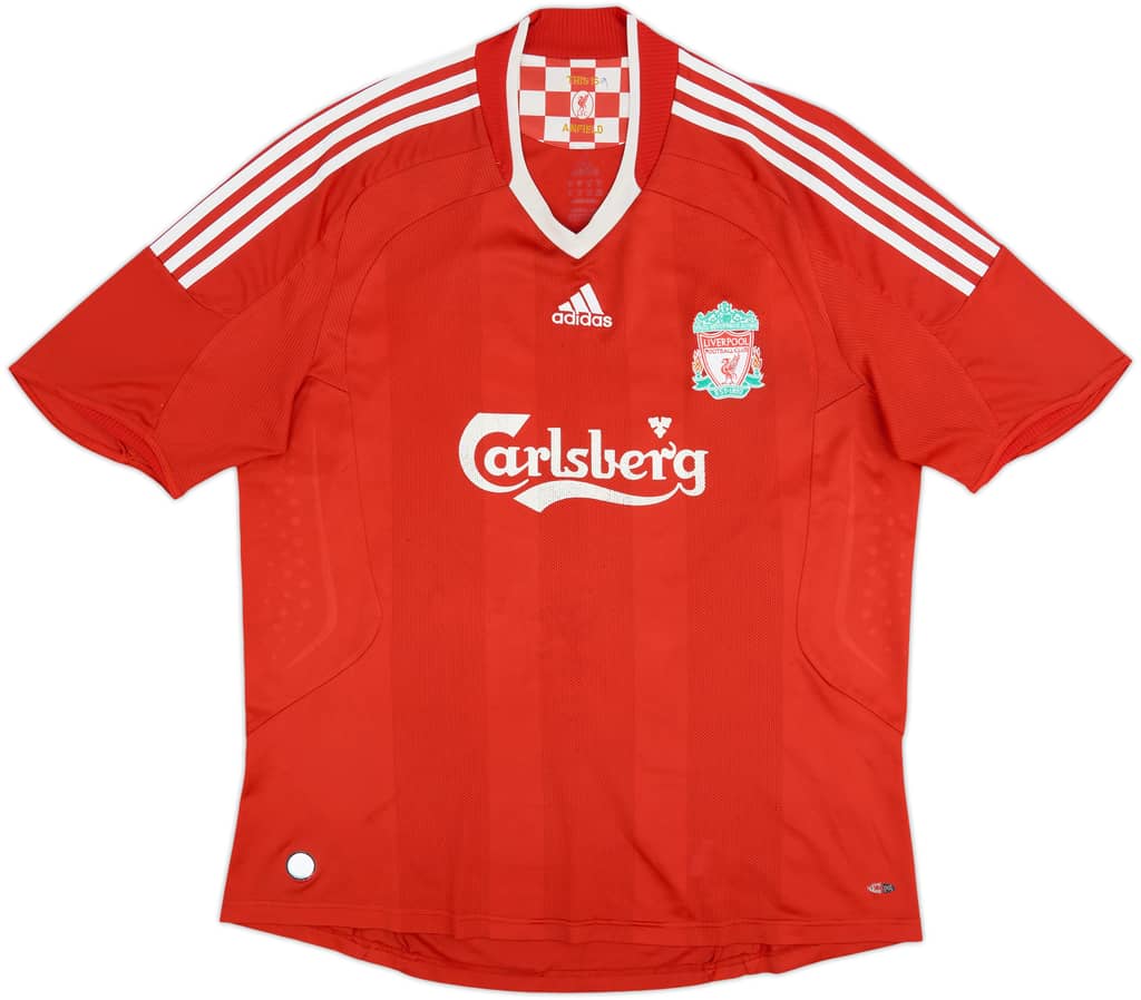2008-10 Liverpool Home Shirt - 5/10 - (XL)