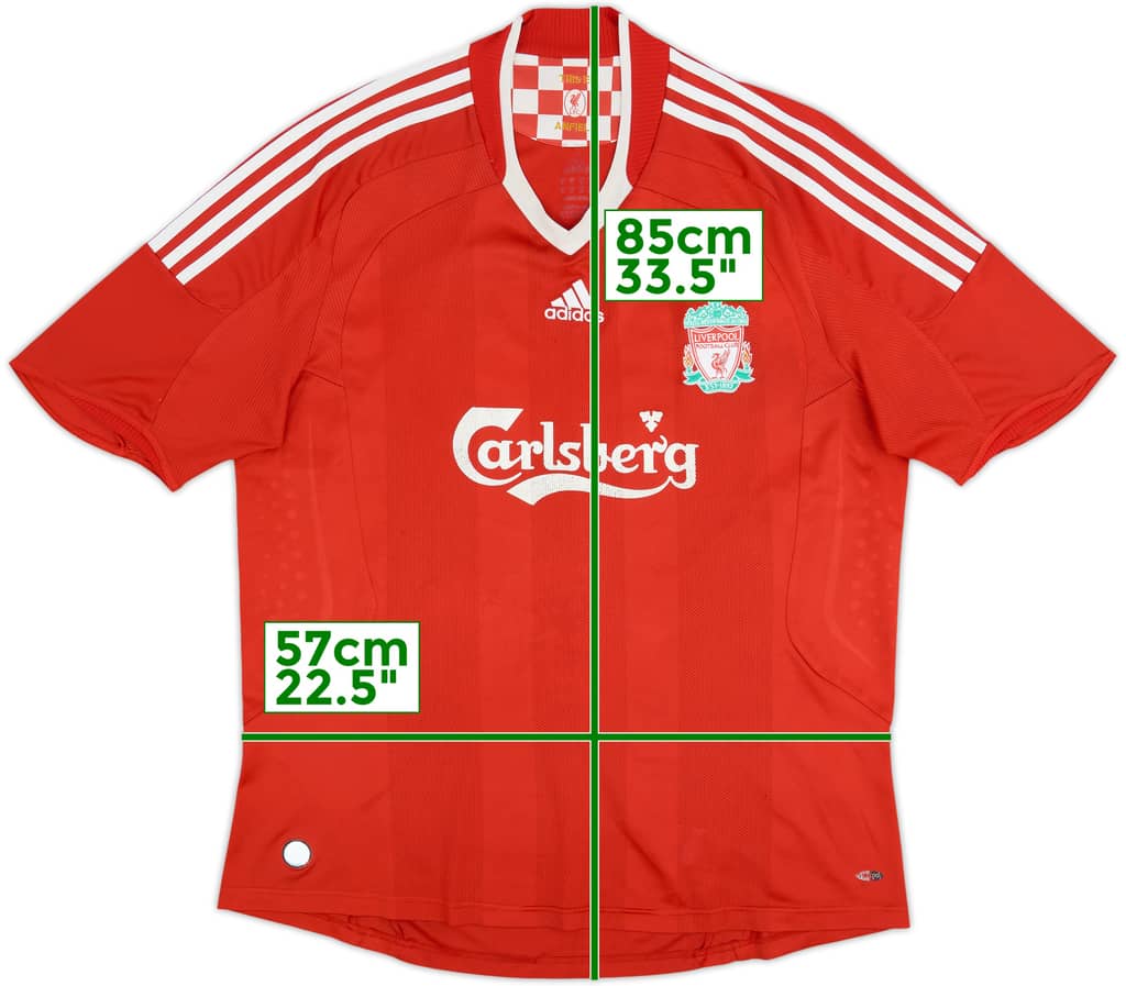 2008-10 Liverpool Home Shirt - 5/10 - (XL)