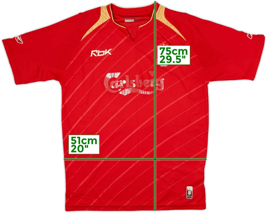 2005-06 Liverpool CL Home Shirt - 4/10 - (M)