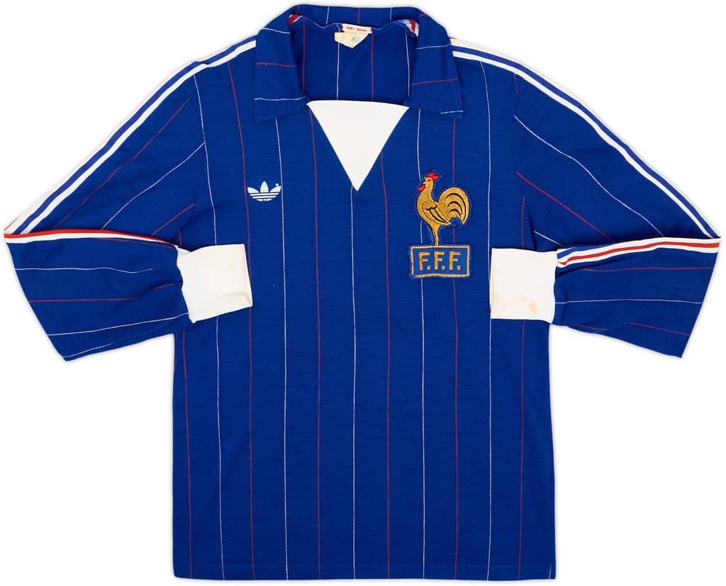 1980-82 France Home L/S Shirt - 8/10 - (M)