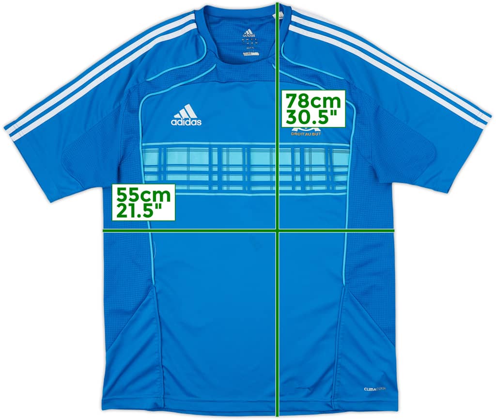 2010-11 Marseille adidas Training Shirt - 6/10 - (L)