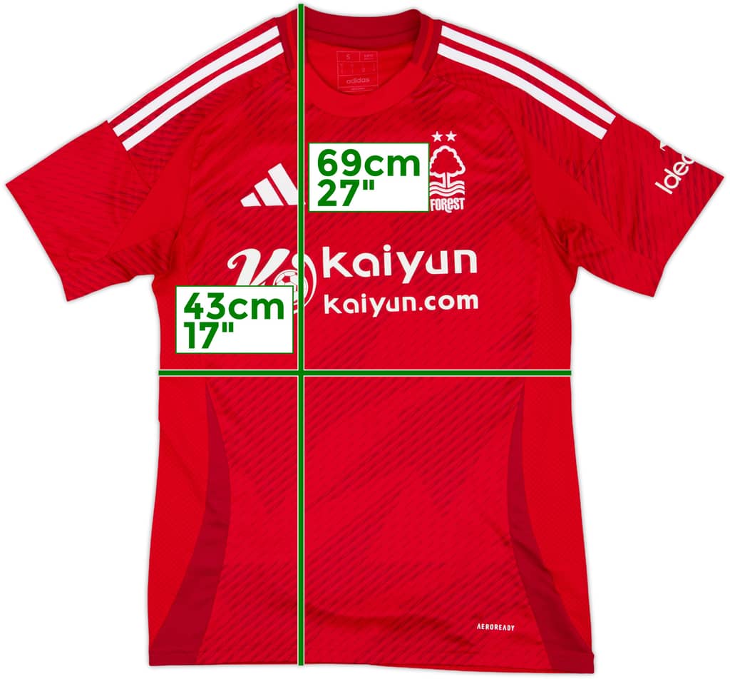 2024-25 Nottingham Forest Home Shirt - 10/10 - (S)