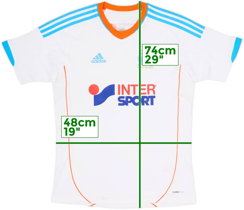 2012-13 Olympique Marseille Home Shirt - 7/10 - (XL.Boys)