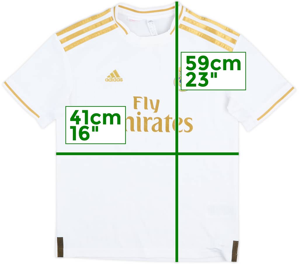 2019-20 Real Madrid Home Shirt - 7/10 - (M.Boys)