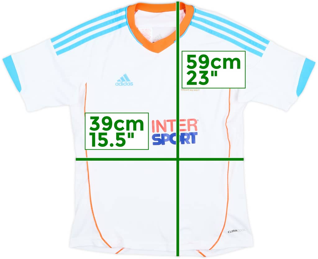 2012-13 Olympique Marseille Home Shirt - 8/10 - (M.Boys)