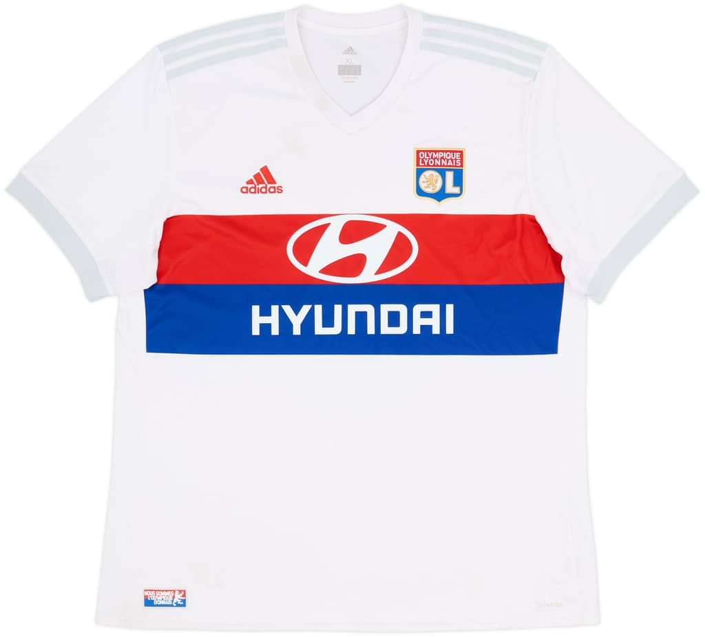 2017-18 Lyon Home Shirt - 5/10 - (XL)