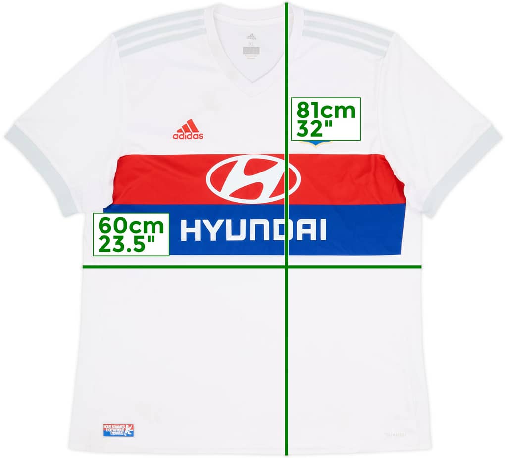 2017-18 Lyon Home Shirt - 5/10 - (XL)