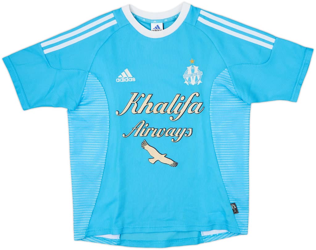 2002-03 Olympique Marseille Home Shirt - 8/10 - (Y)