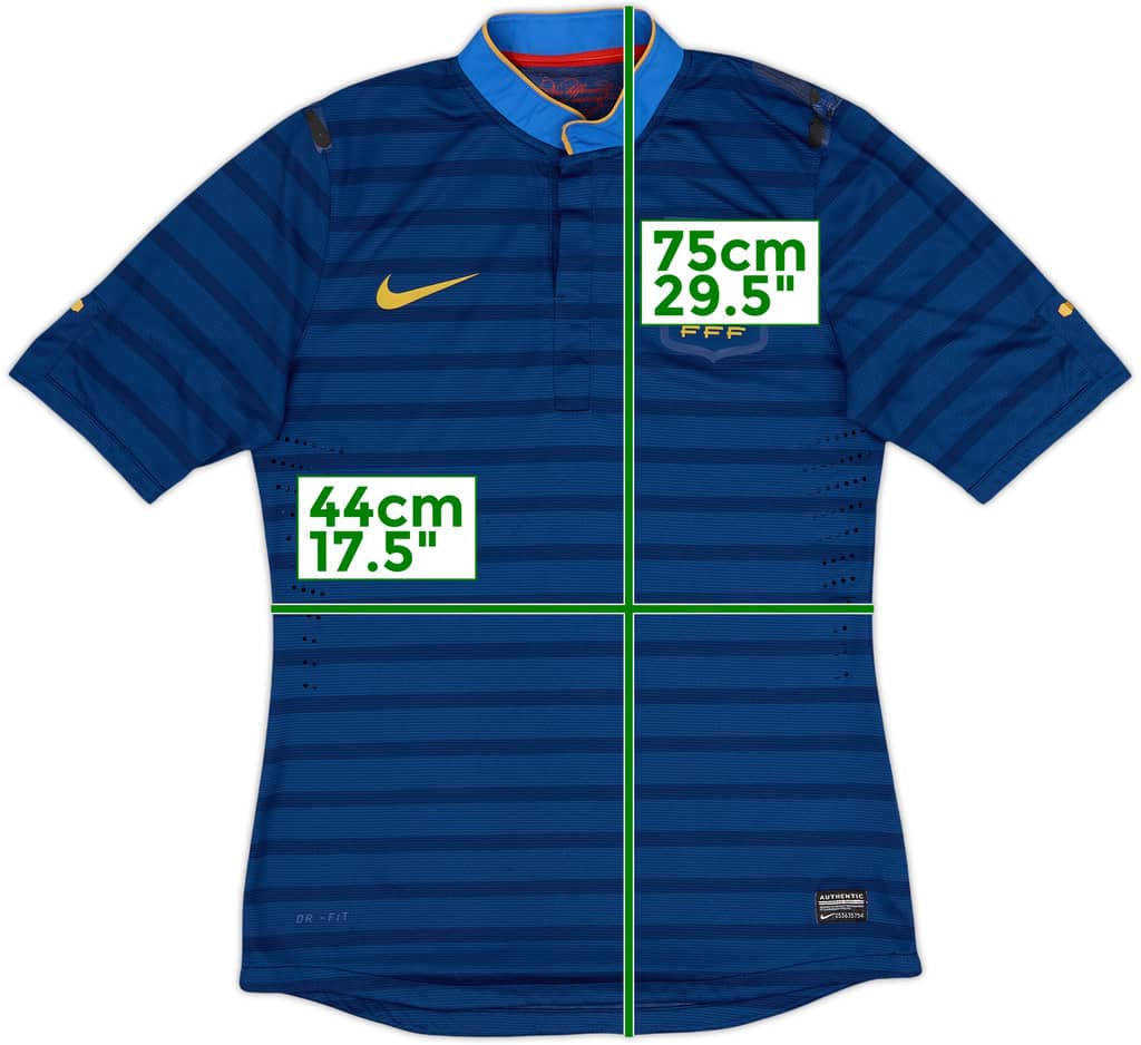 2012-13 France Authentic Home Shirt - 5/10 - (M)