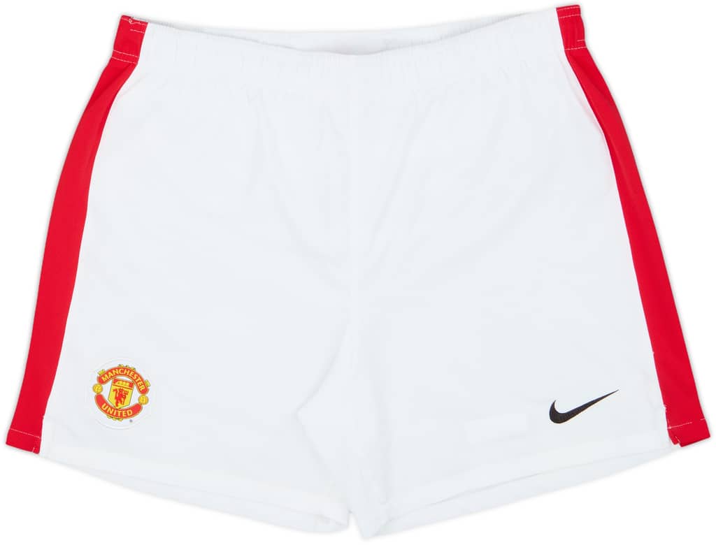 2009-10 Manchester United Home Shorts - 8/10 - (XL.Boys)