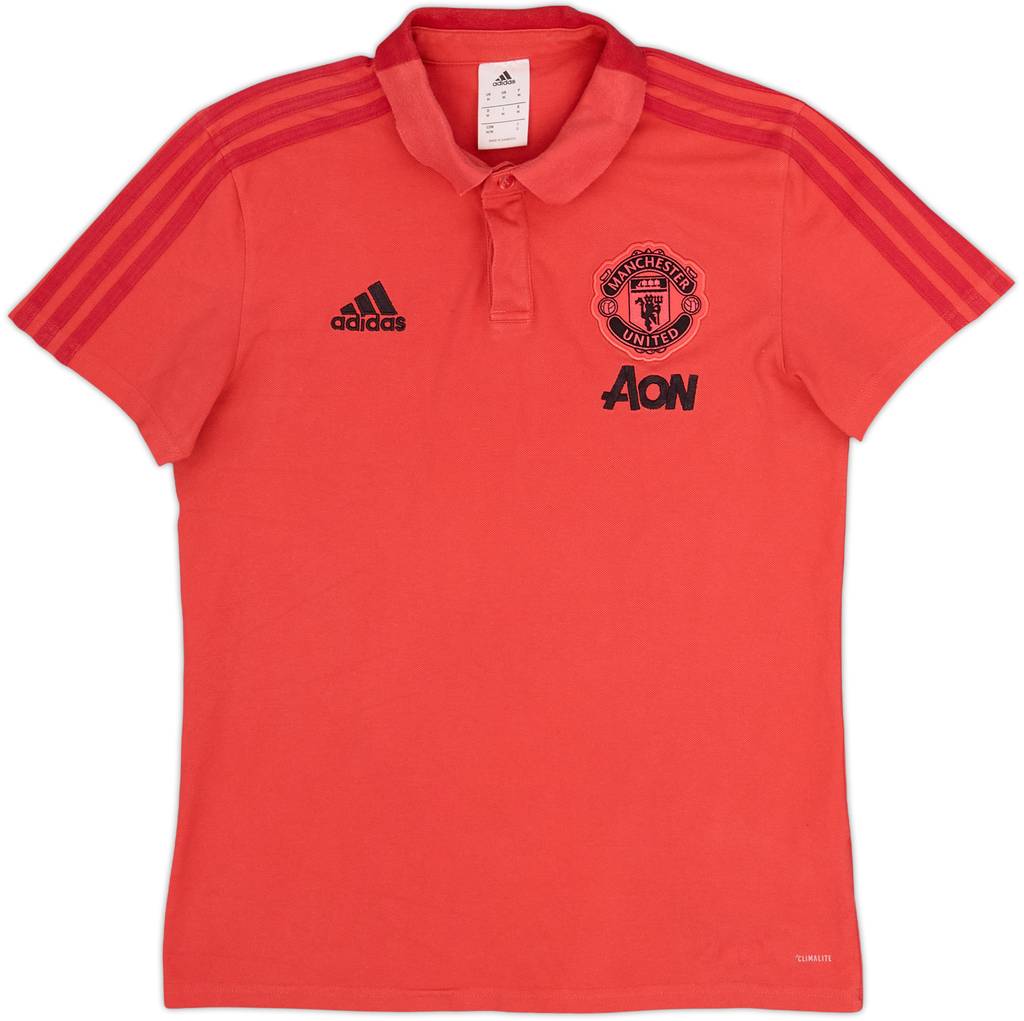 2018-19 Manchester United adidas Polo Shirt - 7/10 - (M)