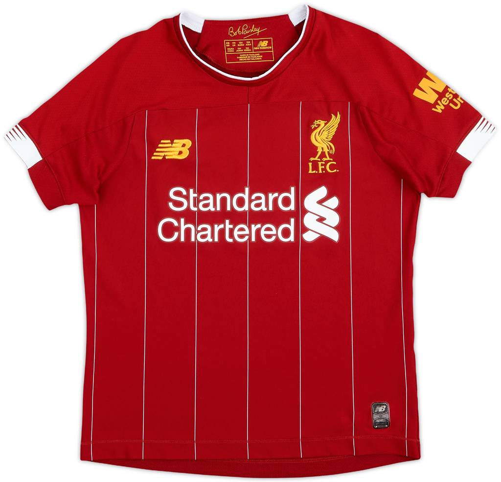 2019-20 Liverpool Home Shirt - 9/10 - (M.Boys)