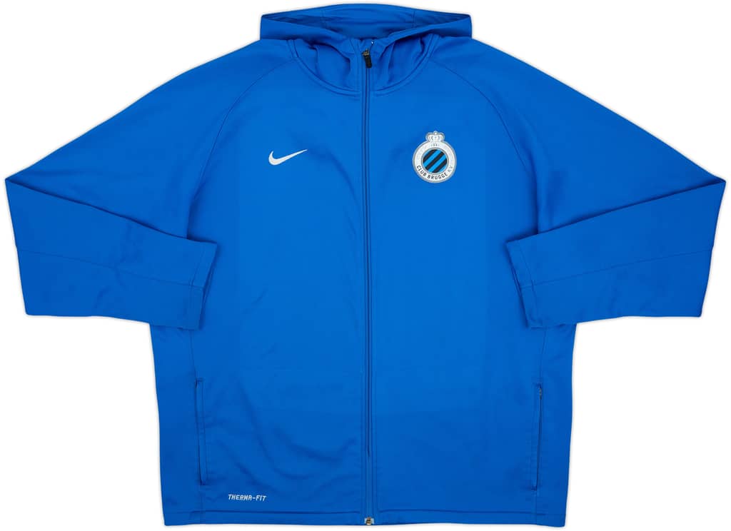 2013-14 Club Brugge Nike Chaqueta de chándal con capucha - 6/10 - (XXL)