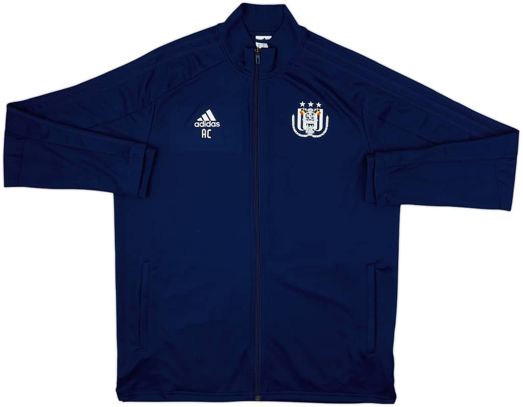 2018-19 Anderlecht Staff Issue adidas Track Jacket AC - 5/10 - (XL)