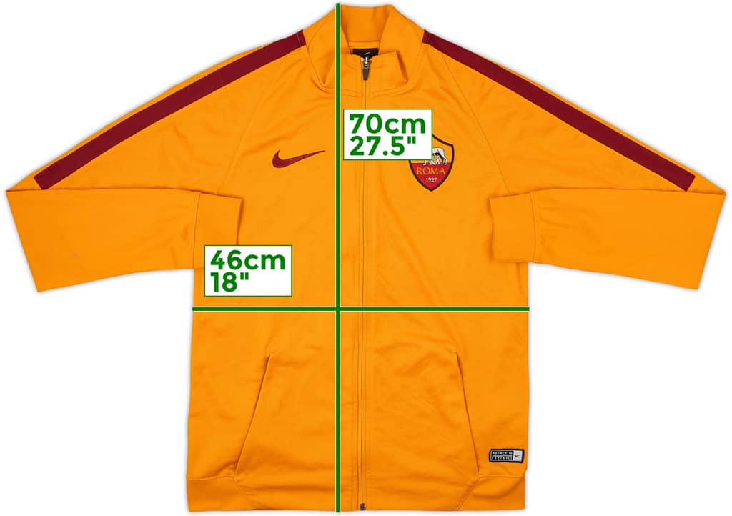 2016-17 Roma Nike Track Jacket - 8/10 - (S)