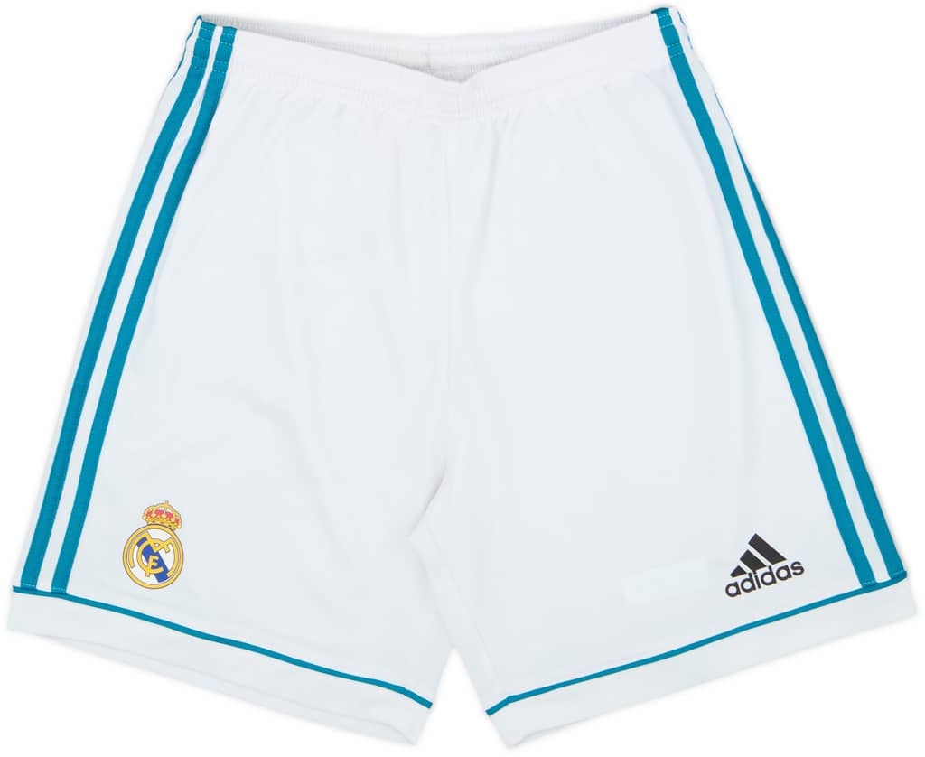 2017-18 Real Madrid Home Shorts - 8/10 - (XL.Boys)