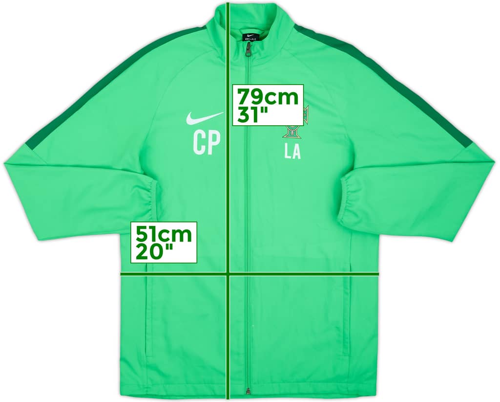 2018-19 Portugal Staff Issue Nike Track Jacket CP LA - 7/10 - (M)