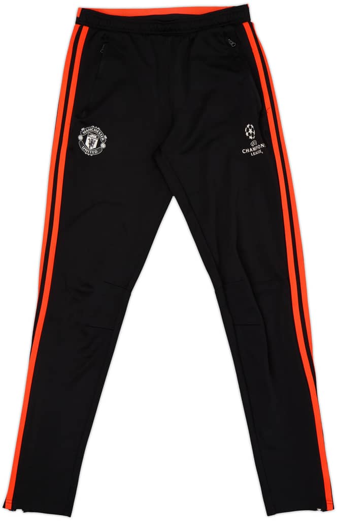 2015-16 Manchester United adidas CL Track Pants/Bottoms - 7/10 - (S)