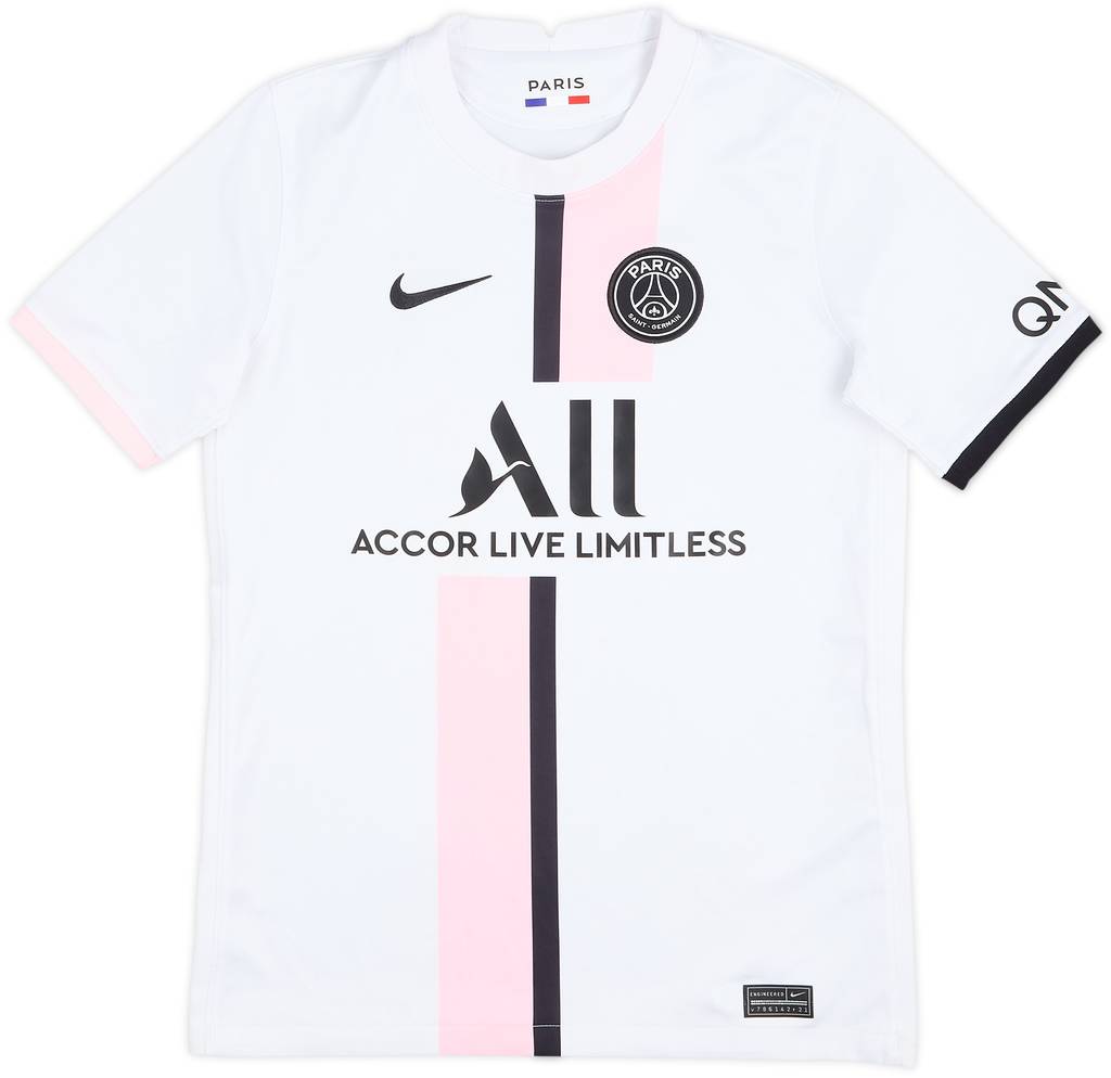 2021-22 Paris Saint-Germain Away Shirt - 6/10 - (L.Boys)